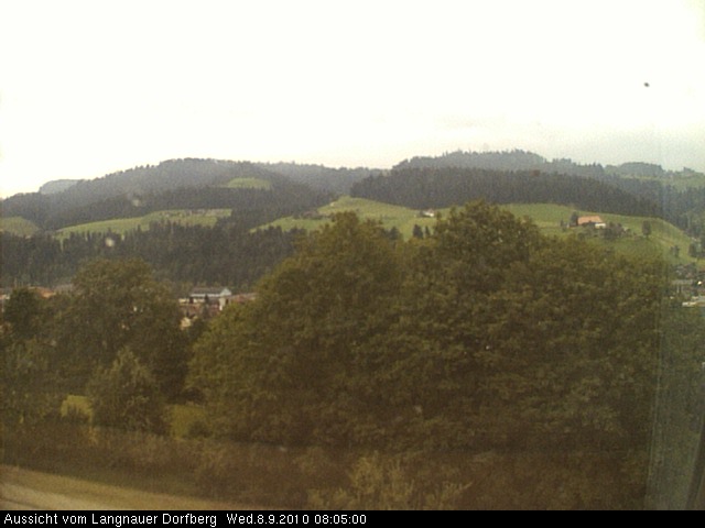 Webcam-Bild: Aussicht vom Dorfberg in Langnau 20100908-080500