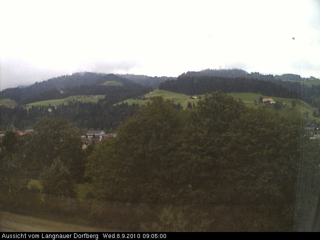 Webcam-Bild: Aussicht vom Dorfberg in Langnau 20100908-090500
