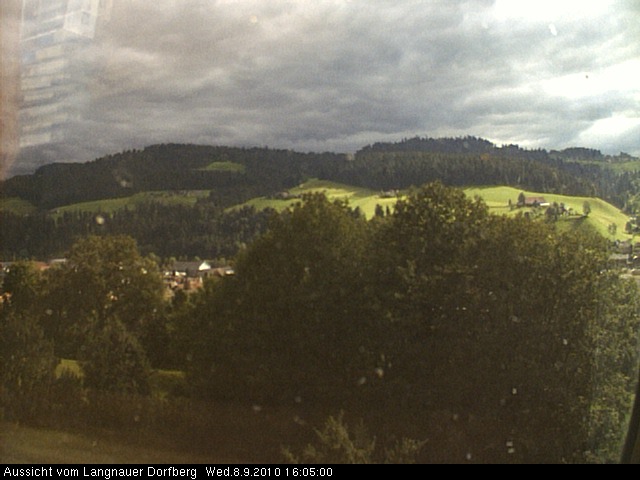 Webcam-Bild: Aussicht vom Dorfberg in Langnau 20100908-160500