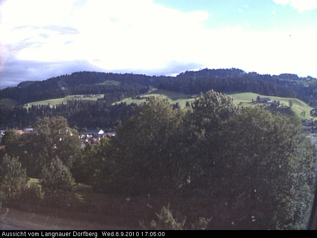 Webcam-Bild: Aussicht vom Dorfberg in Langnau 20100908-170500