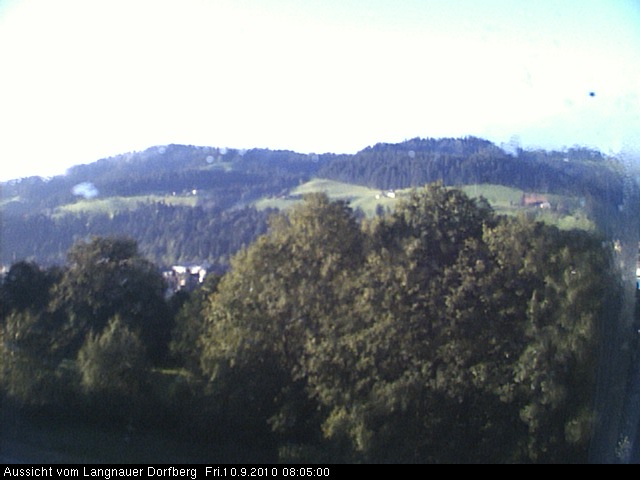 Webcam-Bild: Aussicht vom Dorfberg in Langnau 20100910-080500