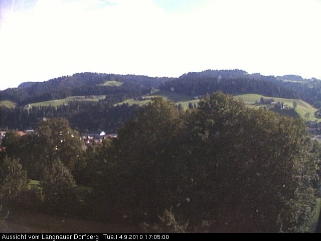 Webcam-Bild: Aussicht vom Dorfberg in Langnau 20100914-170500