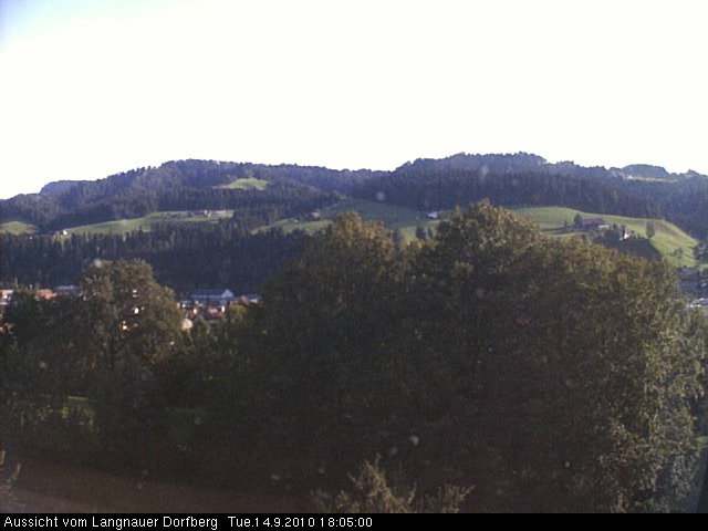 Webcam-Bild: Aussicht vom Dorfberg in Langnau 20100914-180500