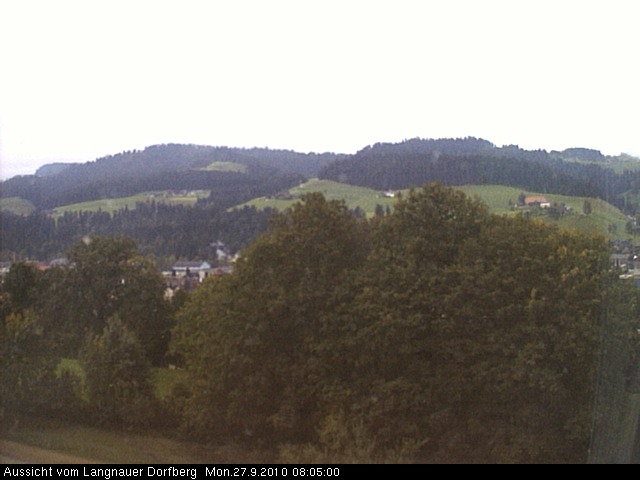 Webcam-Bild: Aussicht vom Dorfberg in Langnau 20100927-080500