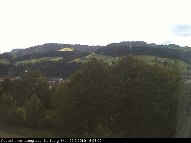 Webcam-Bild: Aussicht vom Dorfberg in Langnau 20100927-160500
