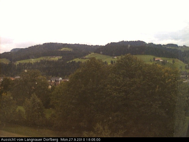 Webcam-Bild: Aussicht vom Dorfberg in Langnau 20100927-180500