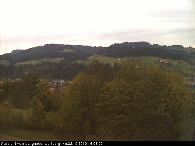 Webcam-Bild: Aussicht vom Dorfberg in Langnau 20101022-160500