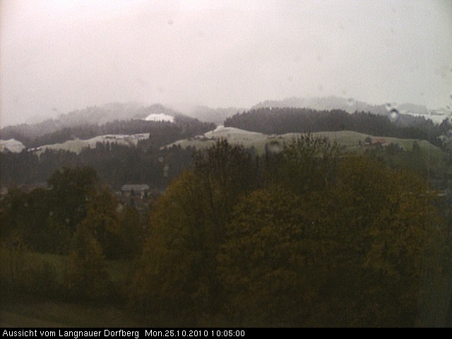 Webcam-Bild: Aussicht vom Dorfberg in Langnau 20101025-100500