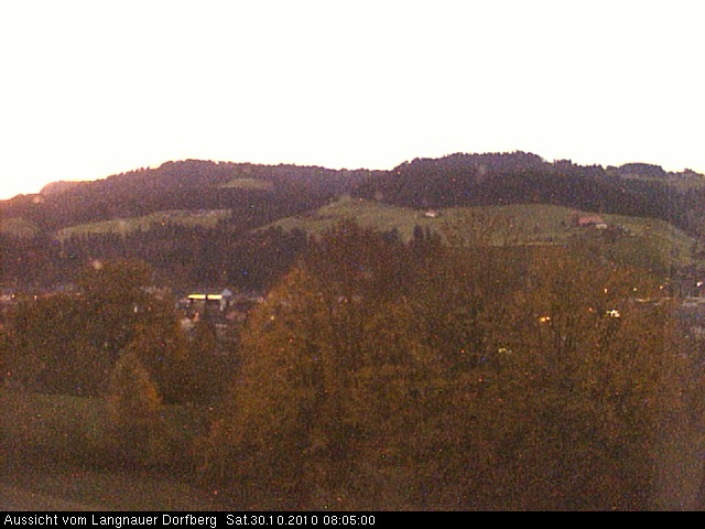 Webcam-Bild: Aussicht vom Dorfberg in Langnau 20101030-080500