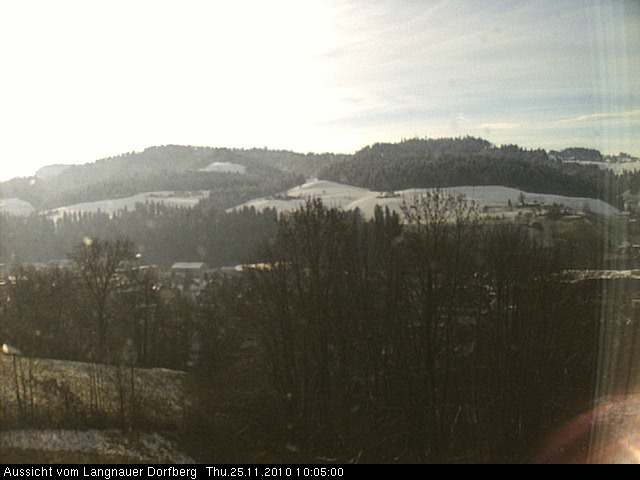Webcam-Bild: Aussicht vom Dorfberg in Langnau 20101125-100500