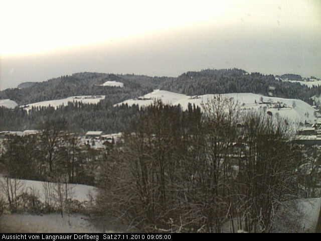 Webcam-Bild: Aussicht vom Dorfberg in Langnau 20101127-090500