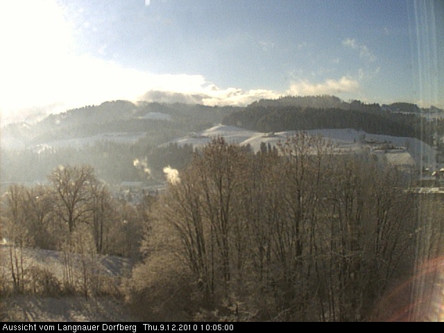 Webcam-Bild: Aussicht vom Dorfberg in Langnau 20101209-100500