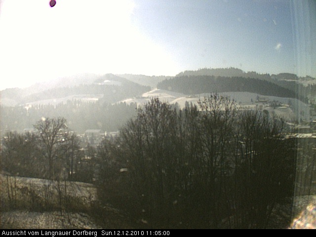 Webcam-Bild: Aussicht vom Dorfberg in Langnau 20101212-110500