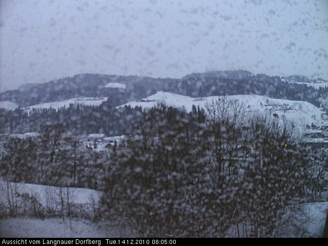 Webcam-Bild: Aussicht vom Dorfberg in Langnau 20101214-080500