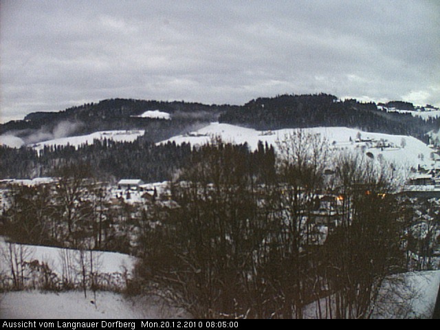 Webcam-Bild: Aussicht vom Dorfberg in Langnau 20101220-080500