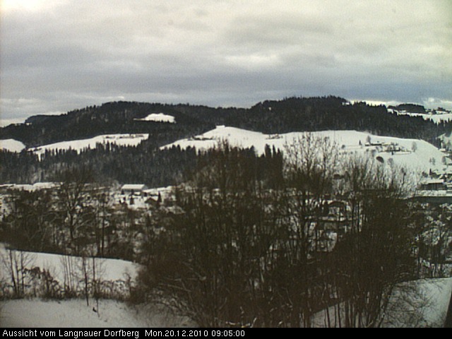 Webcam-Bild: Aussicht vom Dorfberg in Langnau 20101220-090500