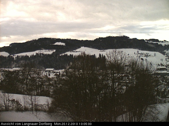 Webcam-Bild: Aussicht vom Dorfberg in Langnau 20101220-100500