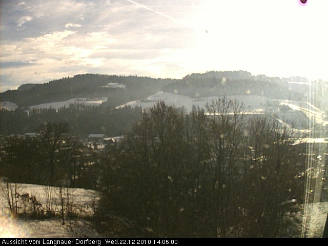 Webcam-Bild: Aussicht vom Dorfberg in Langnau 20101222-140500