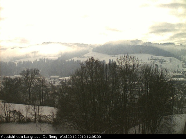 Webcam-Bild: Aussicht vom Dorfberg in Langnau 20101229-120500