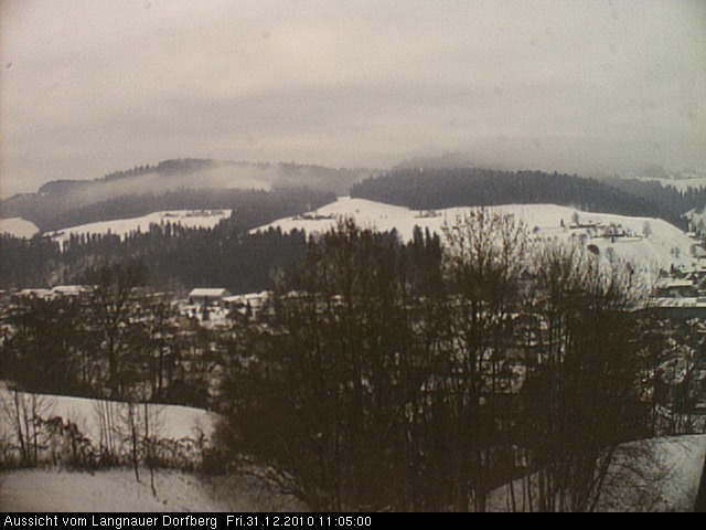 Webcam-Bild: Aussicht vom Dorfberg in Langnau 20101231-110500