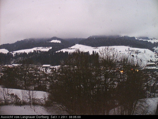 Webcam-Bild: Aussicht vom Dorfberg in Langnau 20110101-080500