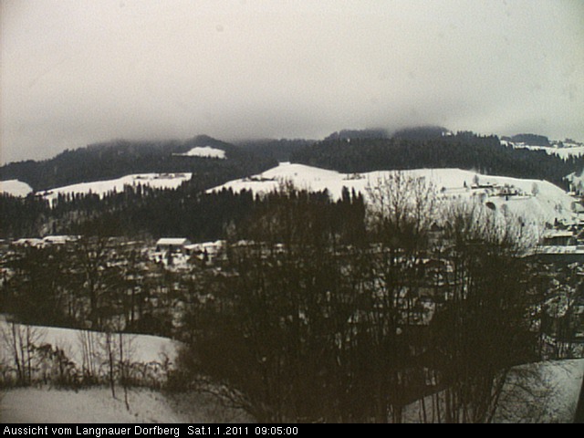 Webcam-Bild: Aussicht vom Dorfberg in Langnau 20110101-090500