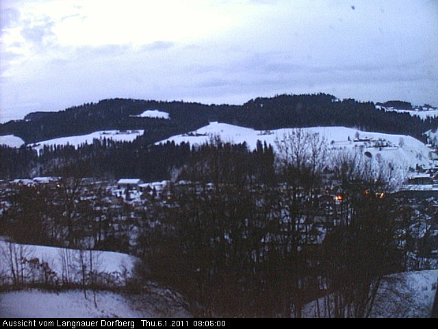 Webcam-Bild: Aussicht vom Dorfberg in Langnau 20110106-080500