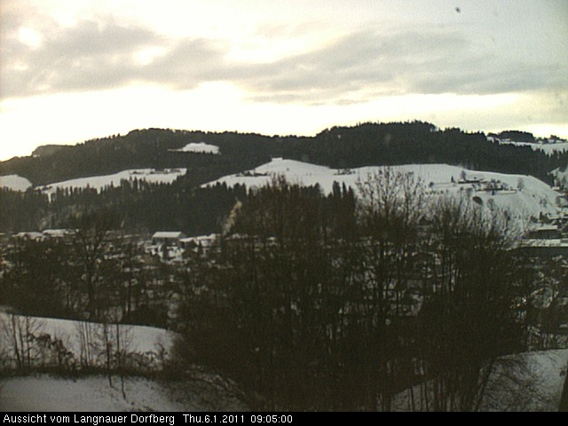 Webcam-Bild: Aussicht vom Dorfberg in Langnau 20110106-090500