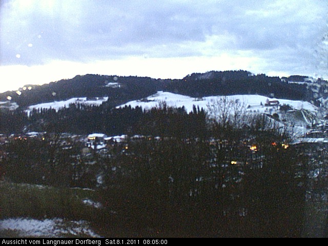 Webcam-Bild: Aussicht vom Dorfberg in Langnau 20110108-080500