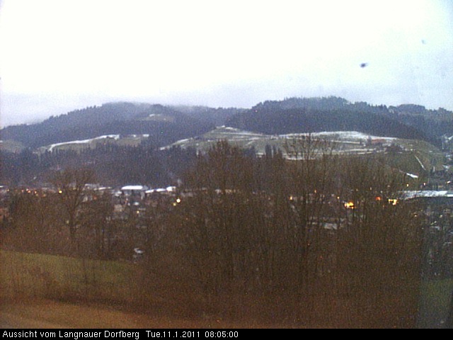 Webcam-Bild: Aussicht vom Dorfberg in Langnau 20110111-080500