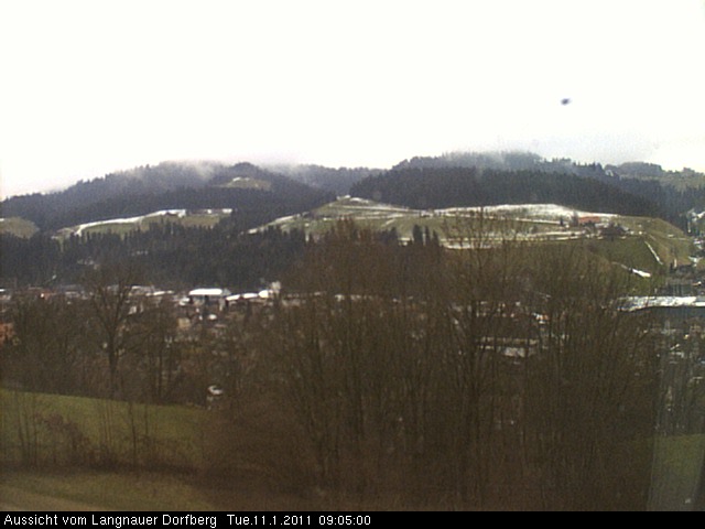 Webcam-Bild: Aussicht vom Dorfberg in Langnau 20110111-090500