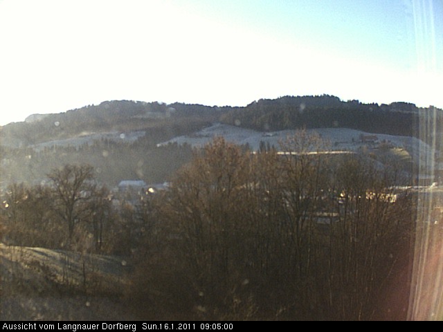 Webcam-Bild: Aussicht vom Dorfberg in Langnau 20110116-090500