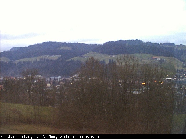 Webcam-Bild: Aussicht vom Dorfberg in Langnau 20110119-080500