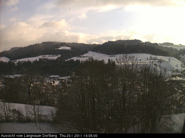 Webcam-Bild: Aussicht vom Dorfberg in Langnau 20110120-160500