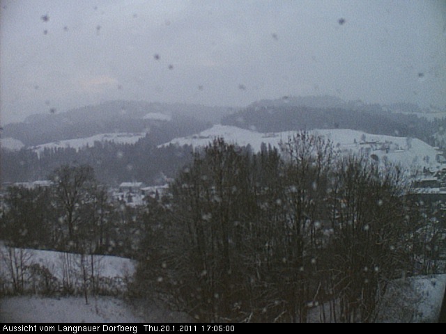 Webcam-Bild: Aussicht vom Dorfberg in Langnau 20110120-170500