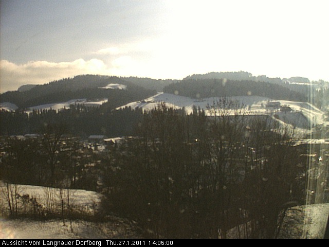 Webcam-Bild: Aussicht vom Dorfberg in Langnau 20110127-140500