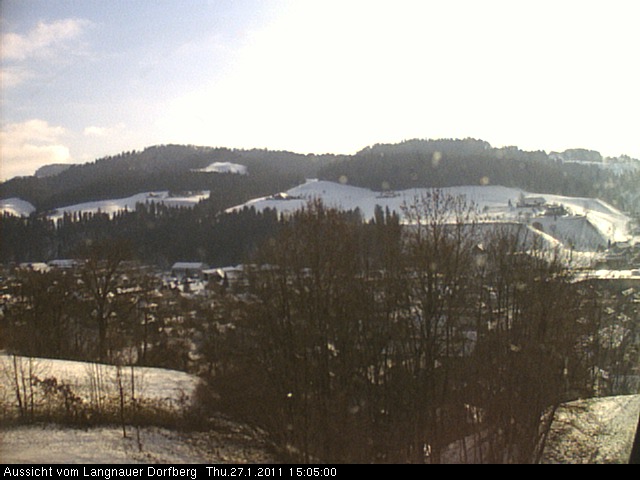 Webcam-Bild: Aussicht vom Dorfberg in Langnau 20110127-150500
