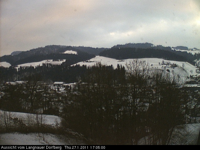 Webcam-Bild: Aussicht vom Dorfberg in Langnau 20110127-170500