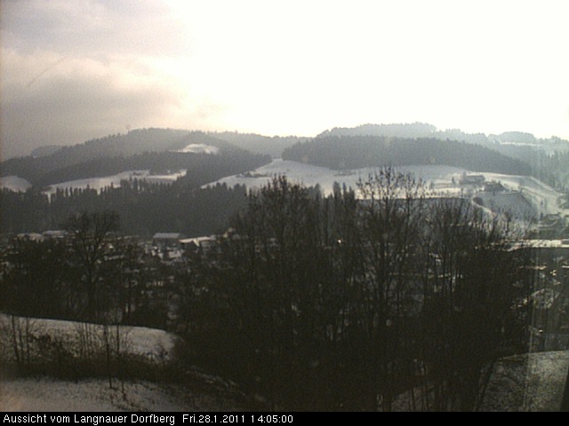 Webcam-Bild: Aussicht vom Dorfberg in Langnau 20110128-140500