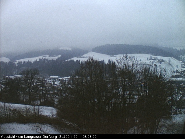 Webcam-Bild: Aussicht vom Dorfberg in Langnau 20110129-080500