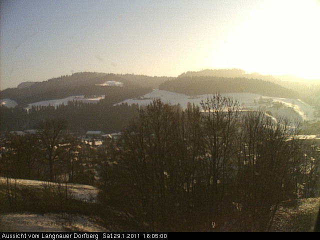 Webcam-Bild: Aussicht vom Dorfberg in Langnau 20110129-160500