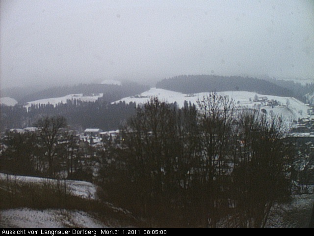 Webcam-Bild: Aussicht vom Dorfberg in Langnau 20110131-080500