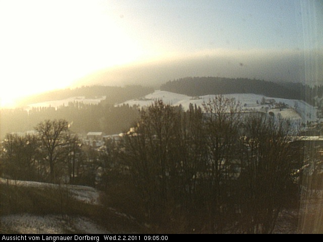 Webcam-Bild: Aussicht vom Dorfberg in Langnau 20110202-090500