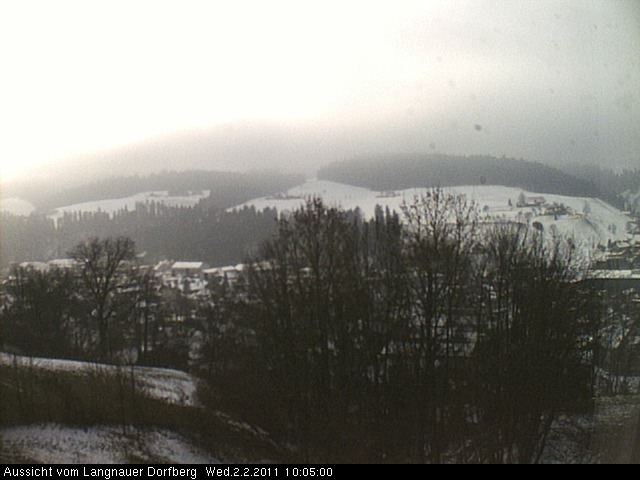 Webcam-Bild: Aussicht vom Dorfberg in Langnau 20110202-100500