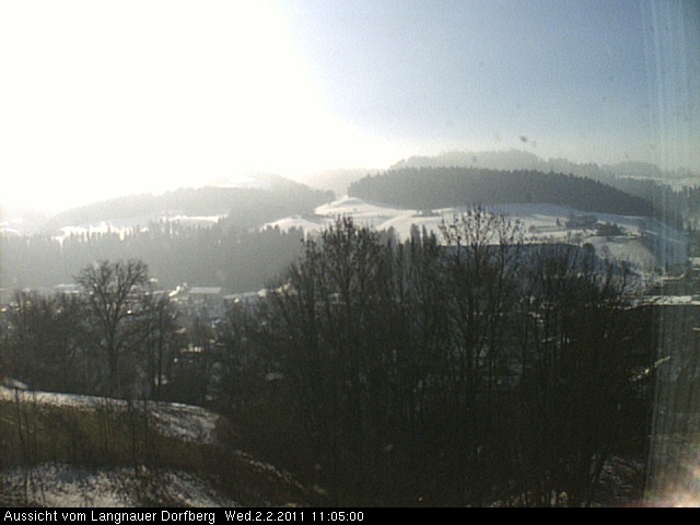 Webcam-Bild: Aussicht vom Dorfberg in Langnau 20110202-110500