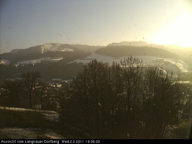 Webcam-Bild: Aussicht vom Dorfberg in Langnau 20110202-160500