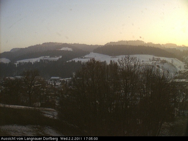 Webcam-Bild: Aussicht vom Dorfberg in Langnau 20110202-170500