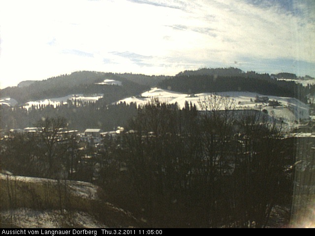 Webcam-Bild: Aussicht vom Dorfberg in Langnau 20110203-110500