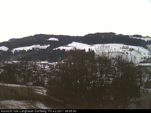 Webcam-Bild: Aussicht vom Dorfberg in Langnau 20110204-080500