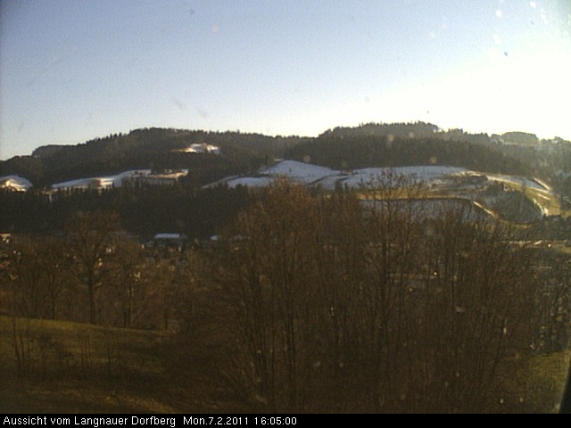 Webcam-Bild: Aussicht vom Dorfberg in Langnau 20110207-160500